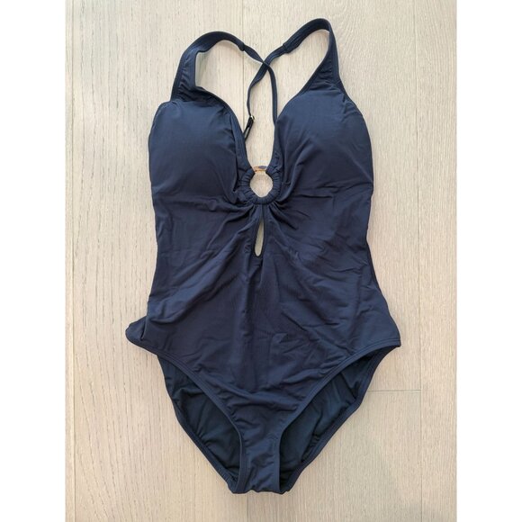 Women's Bleu Rod Beattie Ring Me Up Cross-Back One Piece Swimsuit, size 12 - Picture 3 of 14